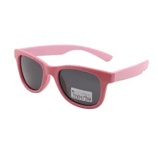 Polarized Pink Kids Rubber Frame Toddler Girl  Sunglasses